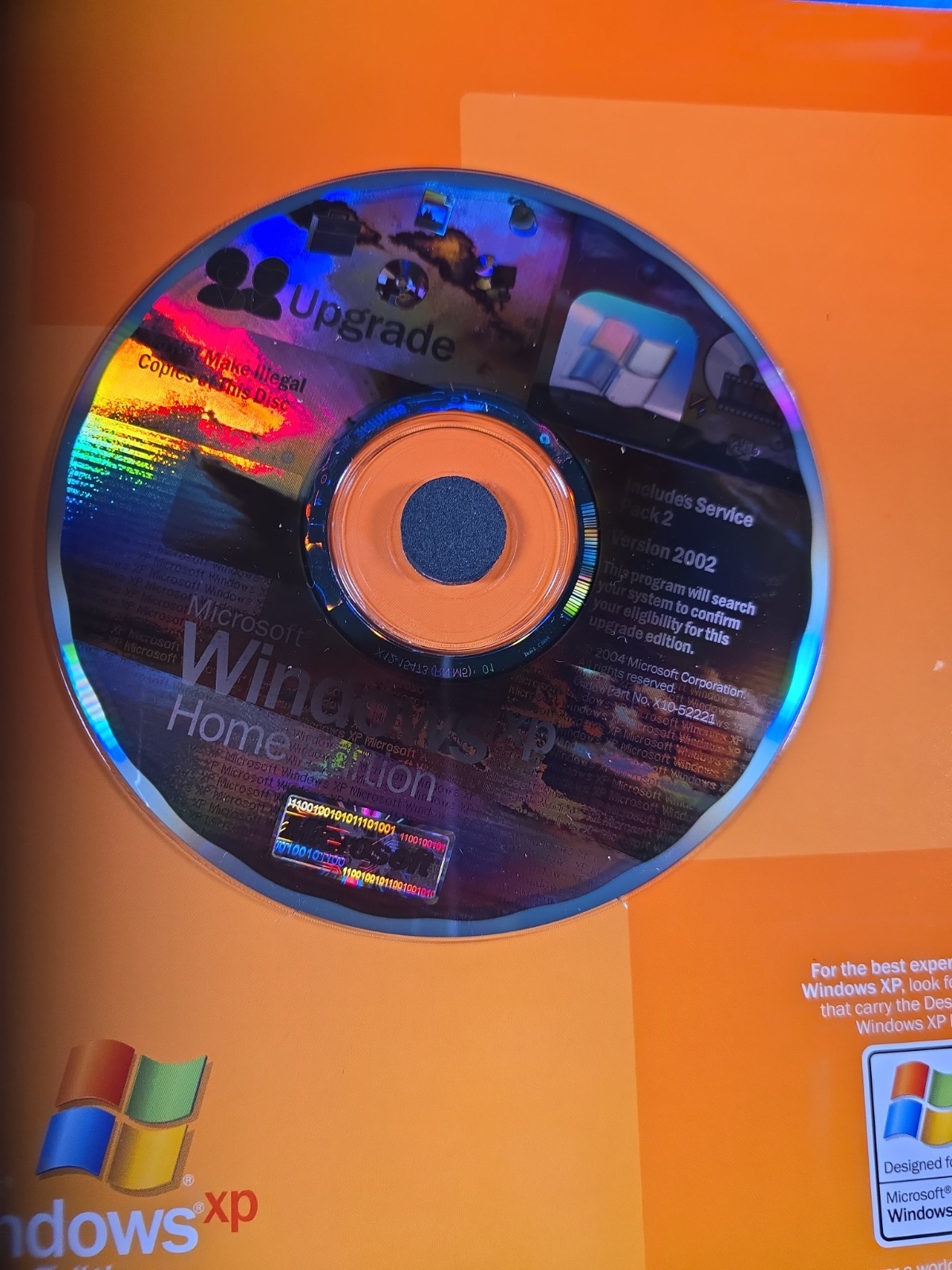 Windows XP SP2 Home Edition Upgrade & Windows 98
