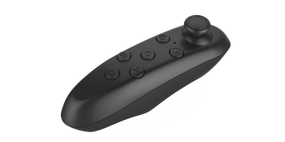 Bluetooth Remote Control for 3D Virtual Reality Headsets - iOS & Android - Black