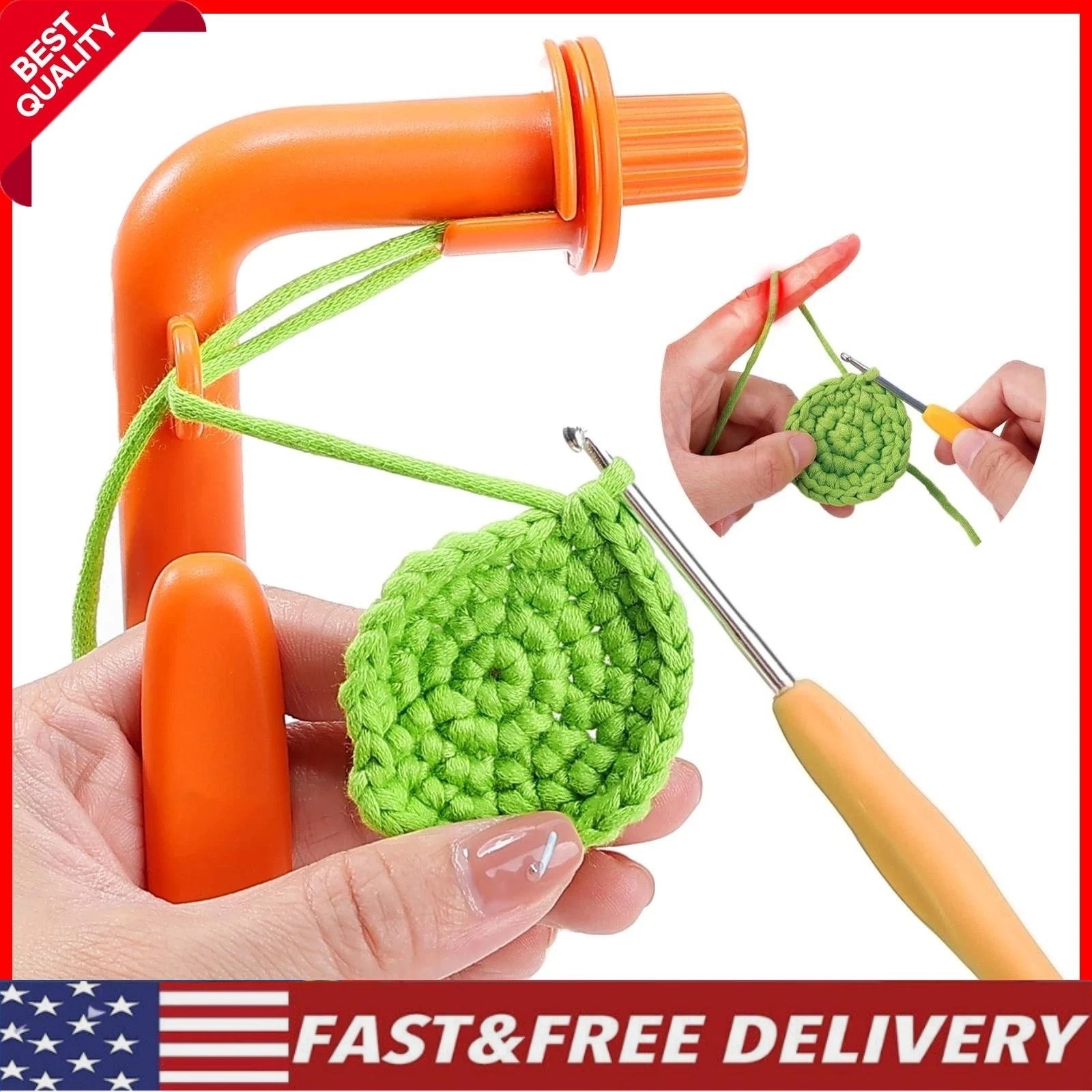 Crochet Helper Tool Kit for Beginners with for DIY Crafting and Knitting Project