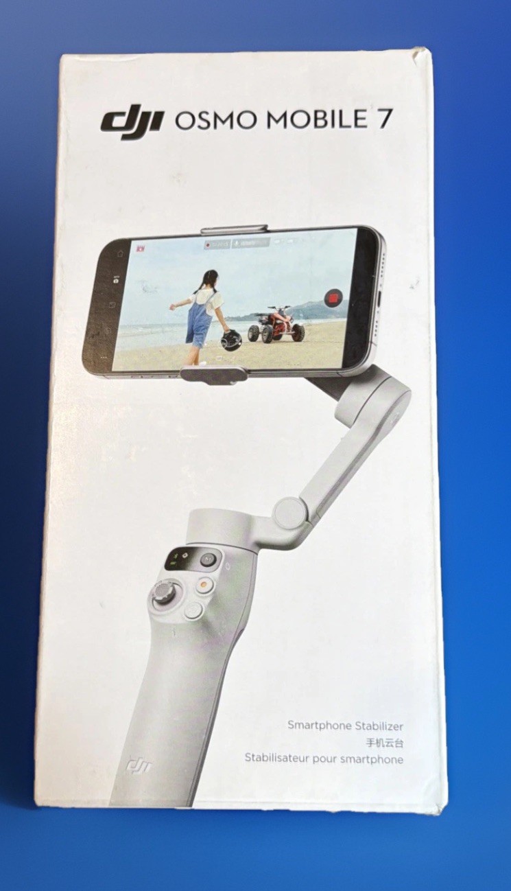 DJI Osmo Mobile 7 3-Axis Smartphone Gimbal Stabilizer Light Gray Open Box
