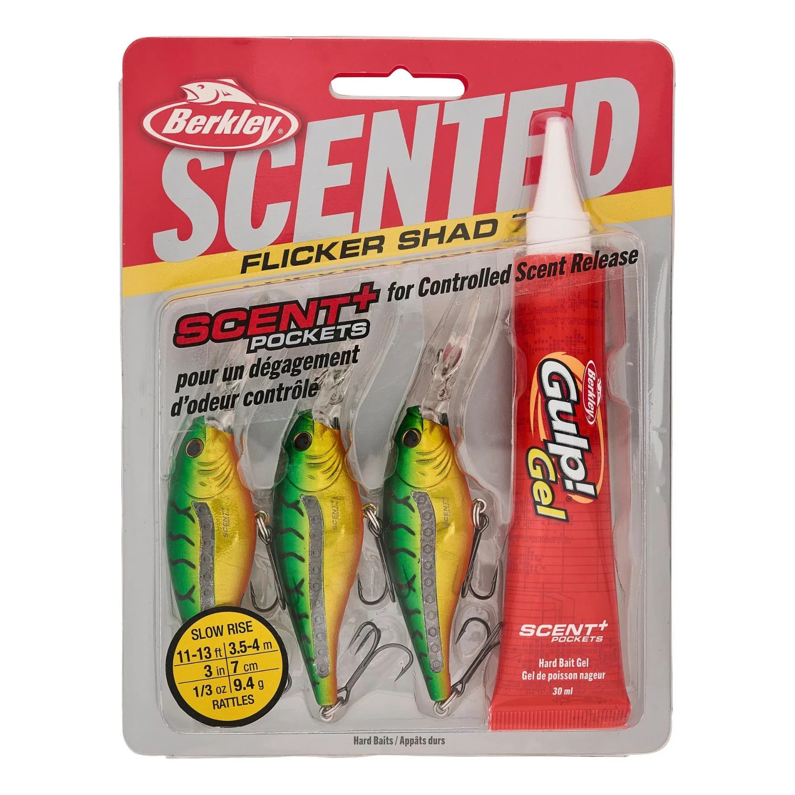 Berkley Flicker Shad 7CM Slick Fire Tiger FSFSH7PP-SLFT Scented