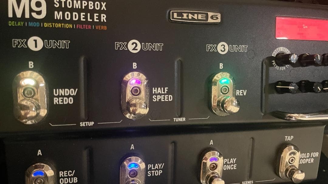 Line6 M9 Stompbox Modeler Multi-Effects Guitar Effect Pedal Tested JP