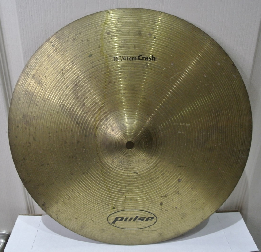 PULSE 16” CRASH CYMBAL for YOUR DRUM SET! LOT L805