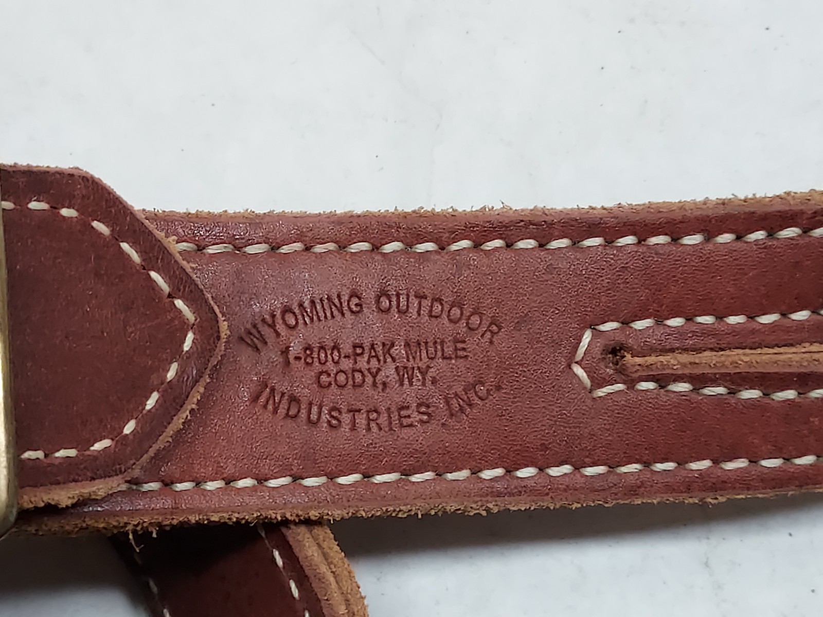 Adjustable Leather Crupper W/ Snap - 0403261