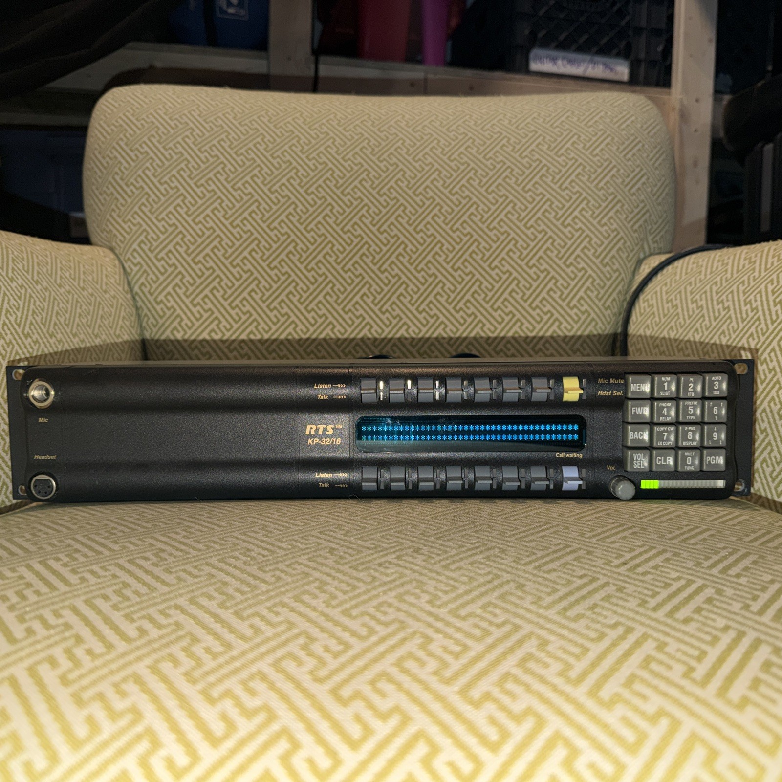 Telex RTS KP-32/16 Pro Broadcast Intercom Keypanel (Unit and Power Supply Only)