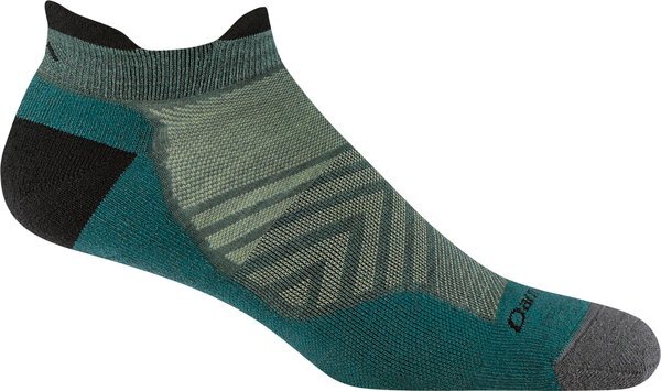 USA Darn Tough 1039 TEAL Men's Run No Show Tab Ultra-Lightweight Running Sock