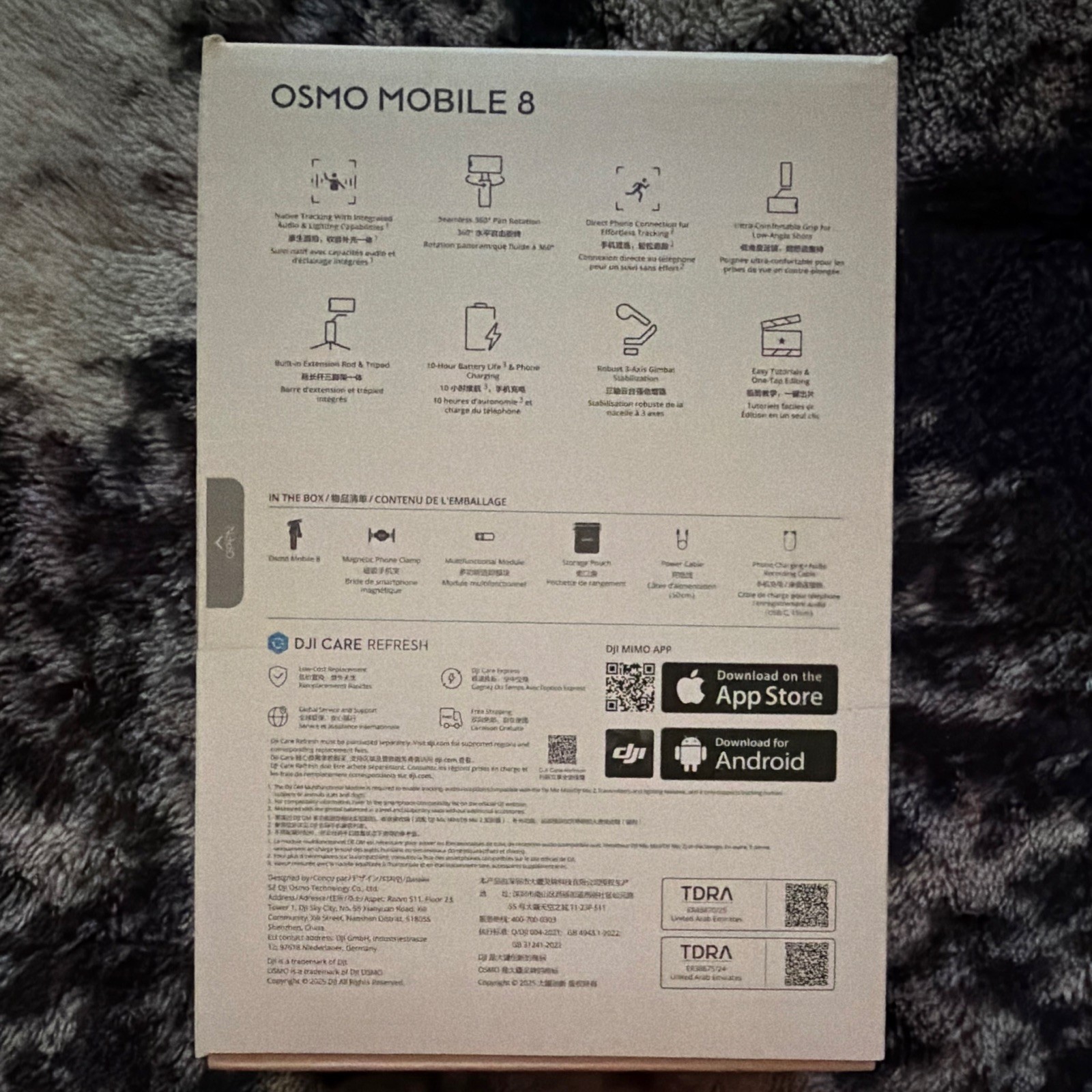 DJI Osmo Mobile 8 Motorized Smartphone Gimbal Stabilizer 360° Rotation
