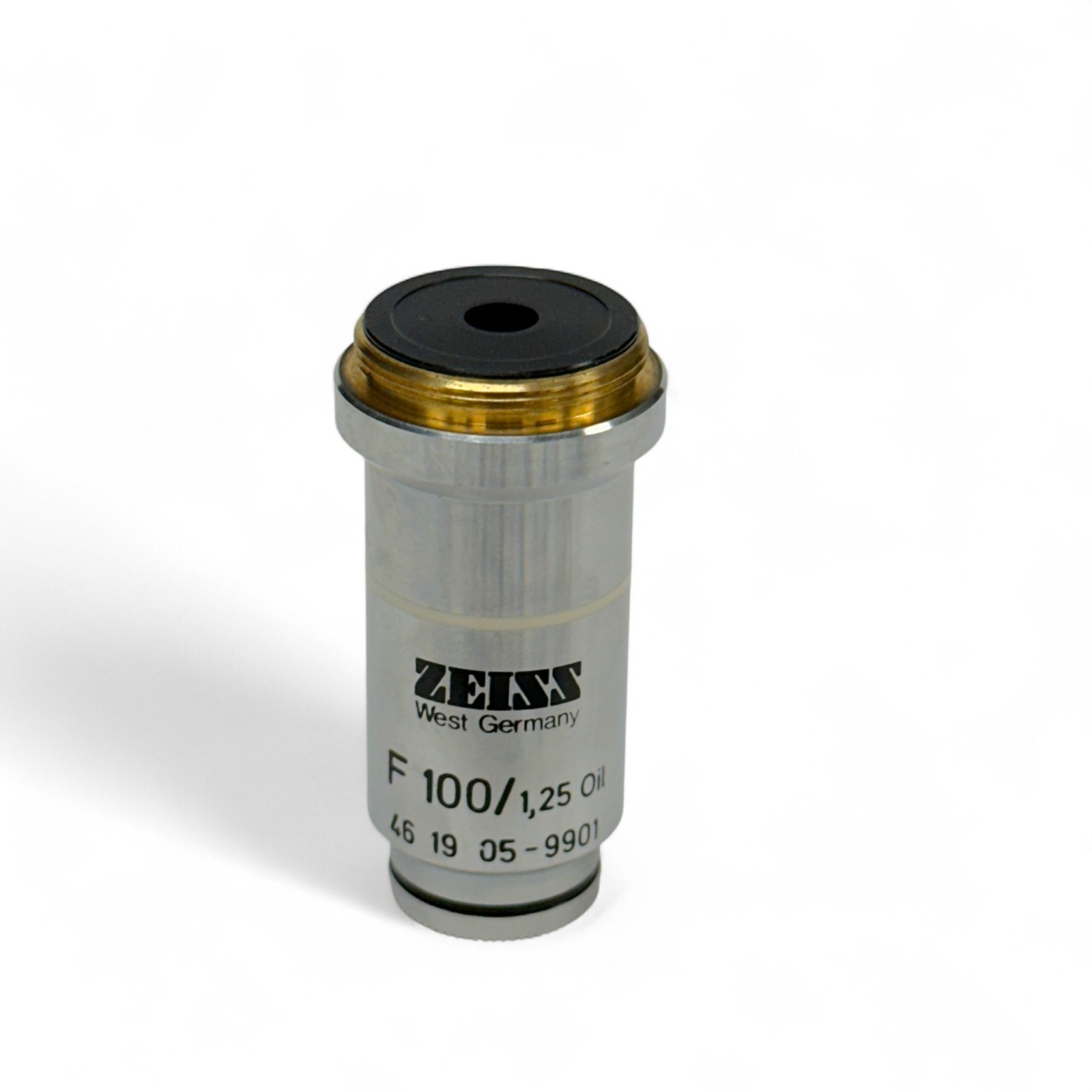 Carl Zeiss F100/1.25 Oil 160/- 100x Microscope Objective Lens 46 19 05-9901