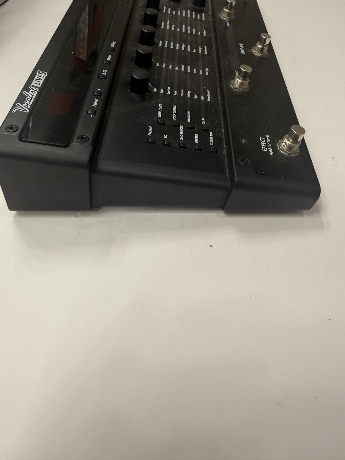Digitech Vocalist Live 5 Harmony Multi Vocal Effect Processor Pedal + PSU