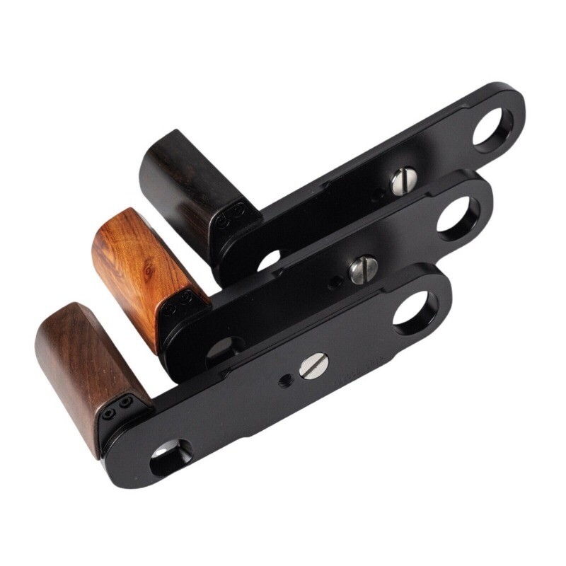 Wood L Hand Grip For Nikon F3 F3HP F3AF F3T Camera Aluminum Alloy Baseplate NEW