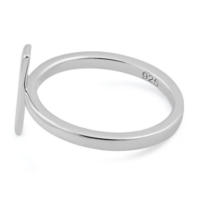 925 Sterling Silver Bar Ring