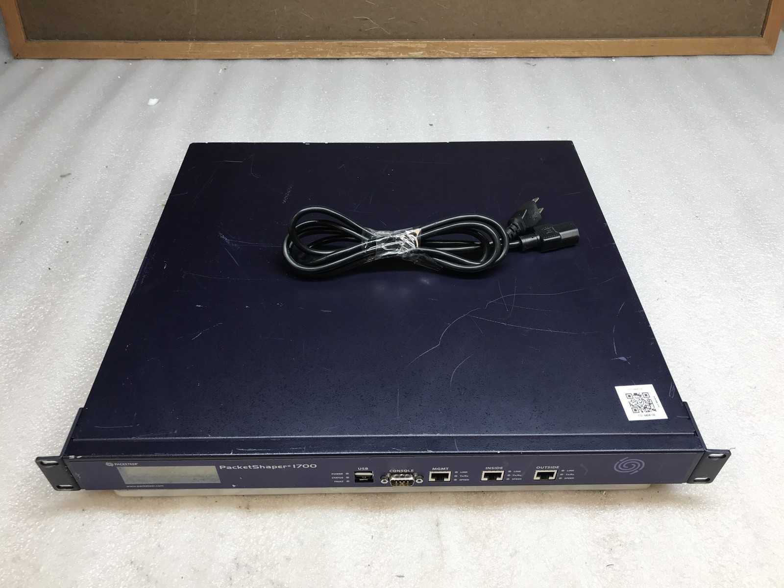 Blue Coat Packeteer PacketShaper 1700 WAN Traffic Shaper 1U