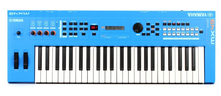 Yamaha MX49 Music Synthesizer - Blue