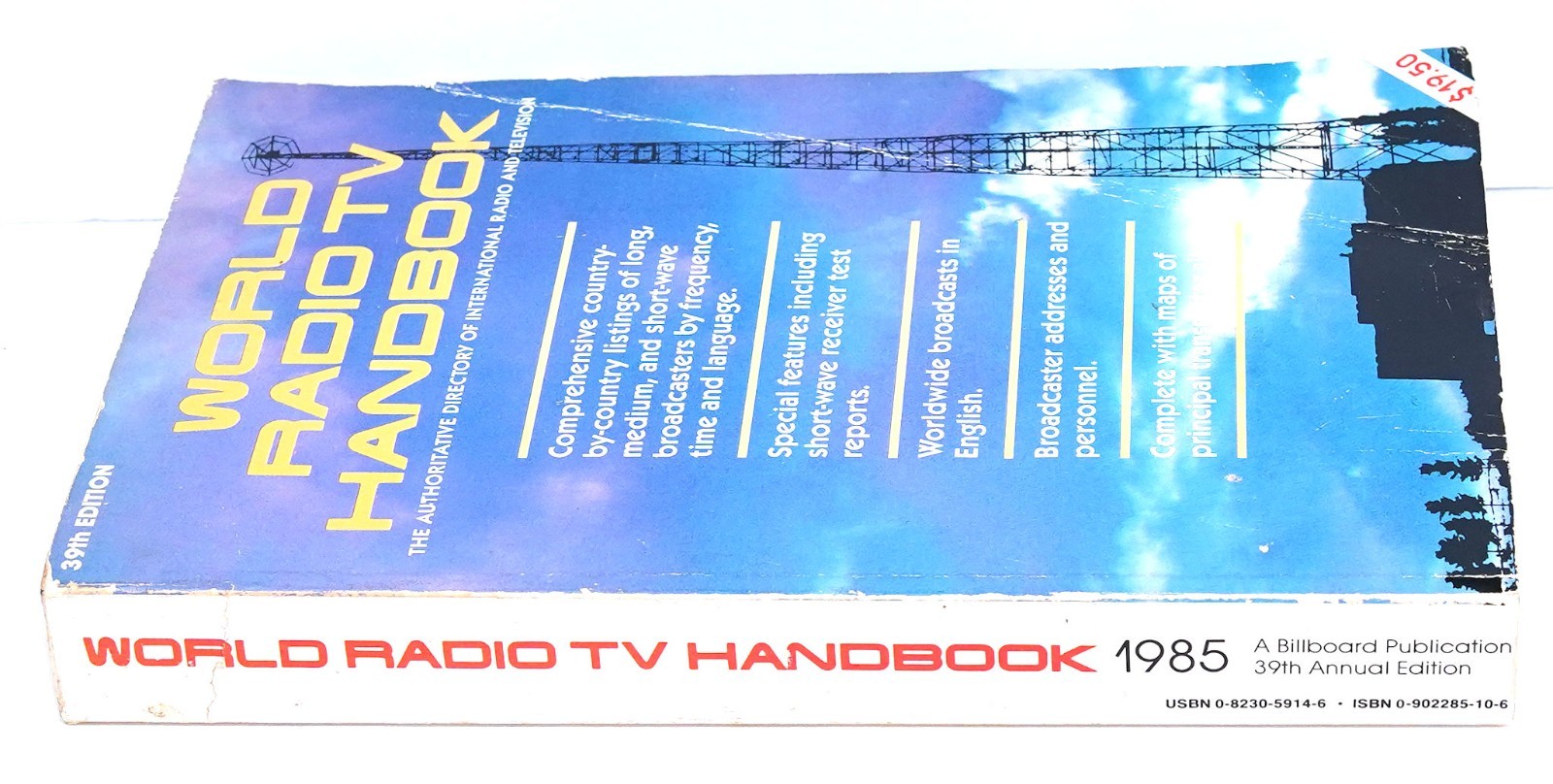 1985 World Radio TV Handbook WRTH Stations Frequencies Reviews Stories