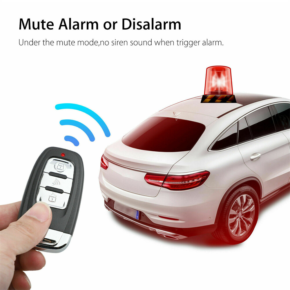 Car Engine Start Keyless Entry Alarm System Push Button Remote Starter Stop Kit