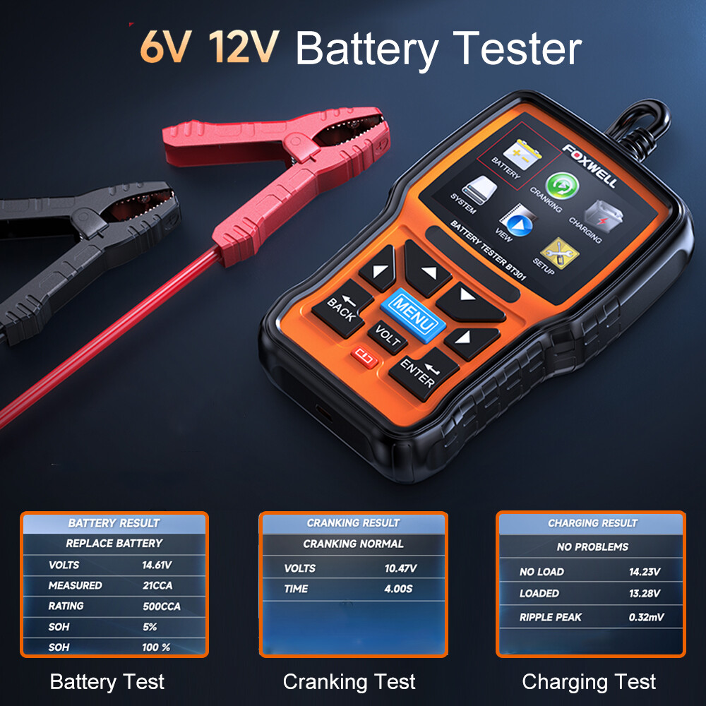FOXWELL BT301 Car Fault Code Reader Engine Diagnostic Reset Tool OBD2 Scanner US