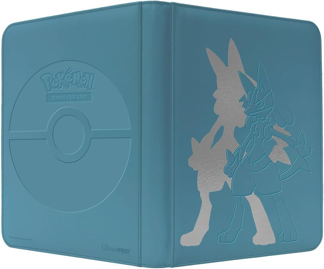 | Pokemon Elite Series: Lucario 9-Pocket Zippered PRO Binder | Trading Card Game