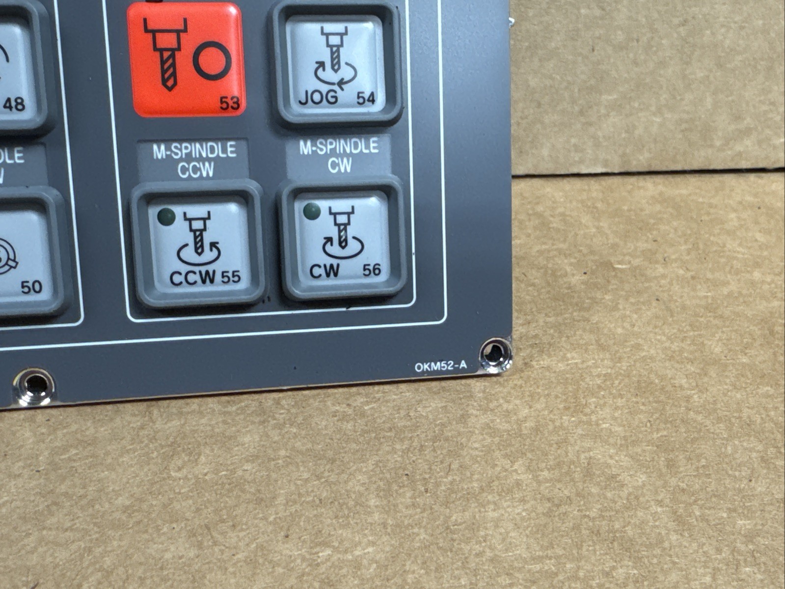 NEW OKUMA OKM52-A Operator Push Button Control Panel U3729-0911-002 FAST SHIP