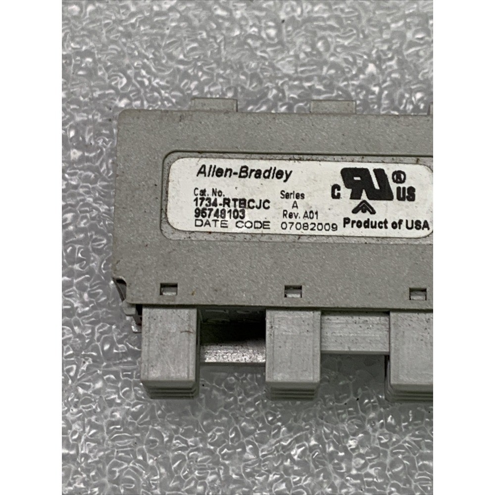 ALLEN-BRADLEY 1734-RTBCJC REV A01 TERMINAL BLOCK 1734RTBCJC