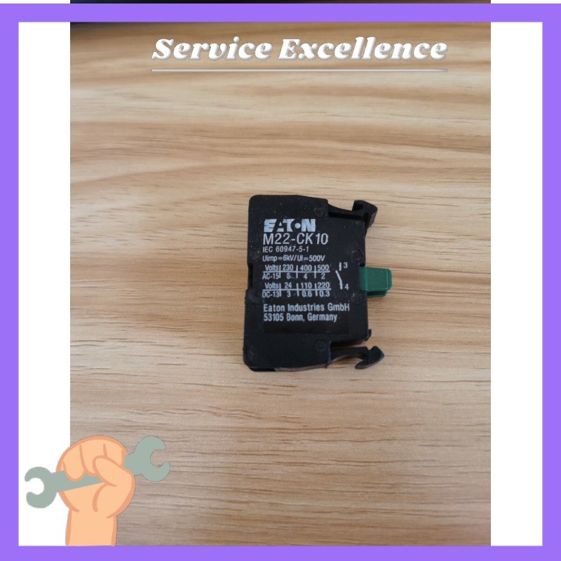 M22CK10 1X Eaton Moeller M22-CK10 Normally Open Switch Contact Fast Delivery