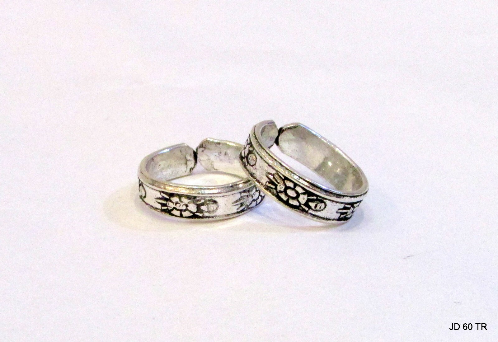 Antique Vintage Silver Oxidized Ethnic, boho, hippie, gypsy Toe Rings Gift