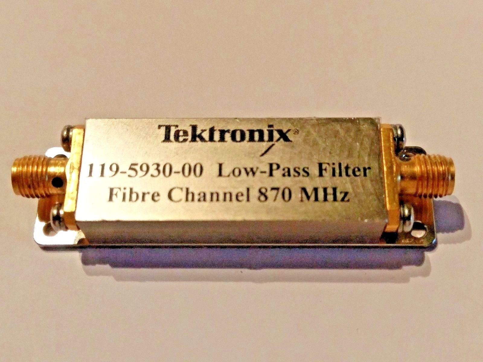 Tektronix Low-Pass Filter 119-5930-00 Fiber Channel 870 MHz ORS 20 SD-48 SD-43