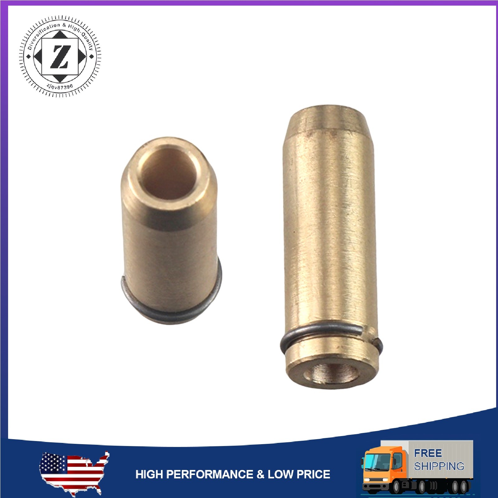 Copper Bronze Valve Guides 5.5mm ID Pair - Fits Old Style Predator Engines