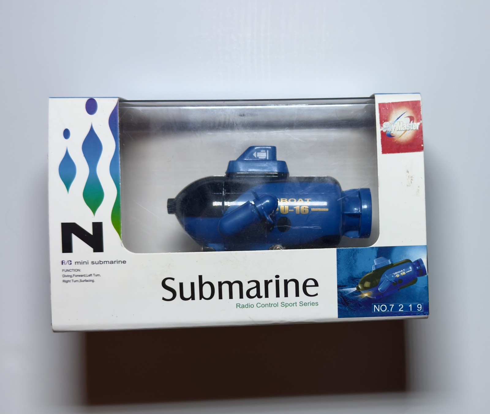 Mini RC Submarine Electric Remote Control  Diving, School Model Kids Toy Gift