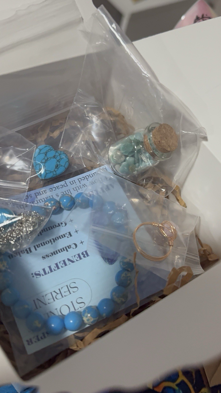 Turquoise Crystal Gift Box
