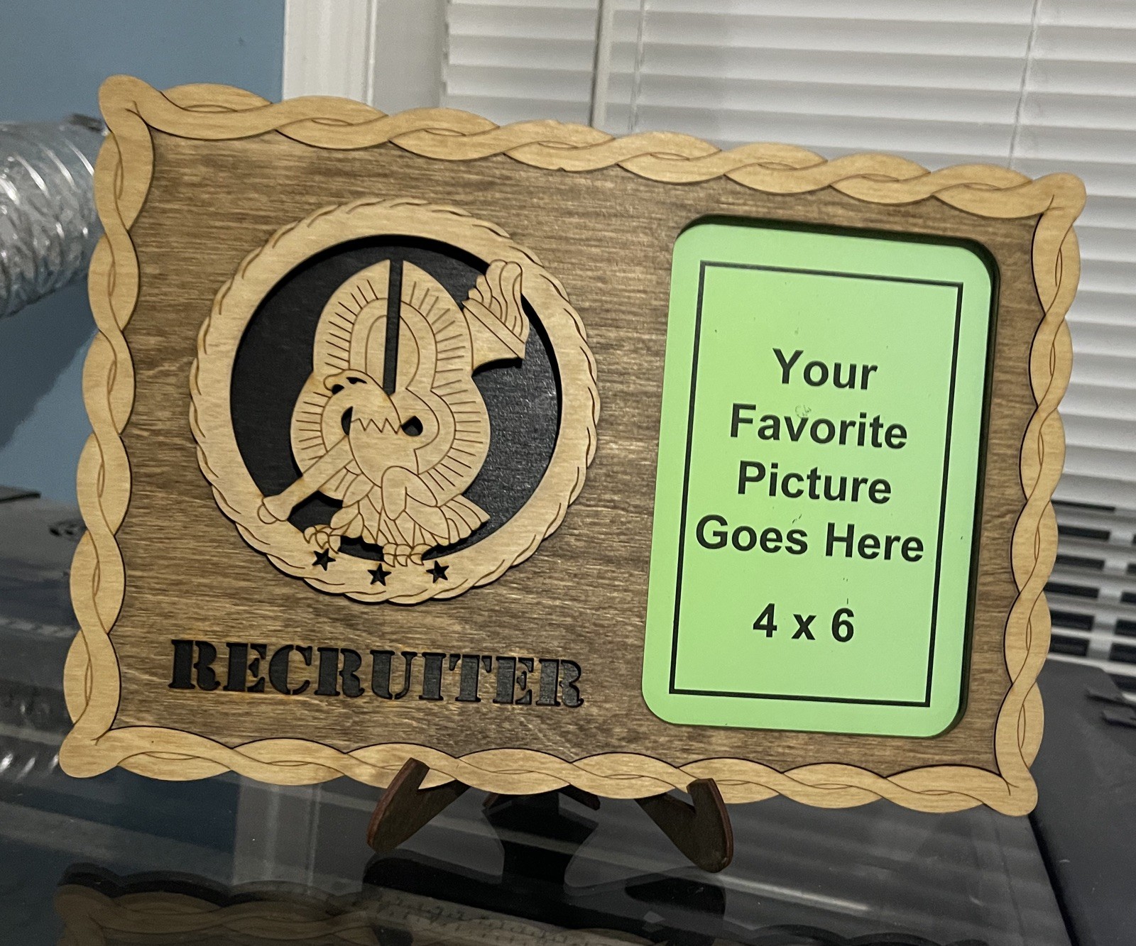 Recruiter Picture frame wooden plaque