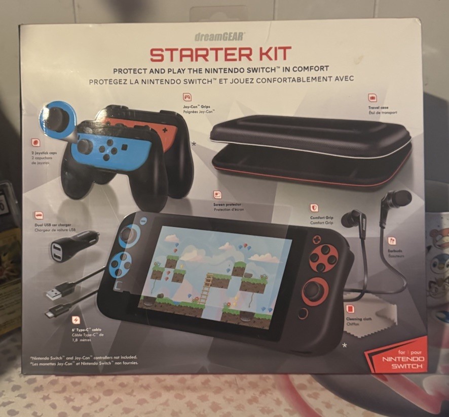 Nintendo Switch Starter Bundle DreamGear DG-DGSW-6502 NEW/OPEN BOX Fast Shipping