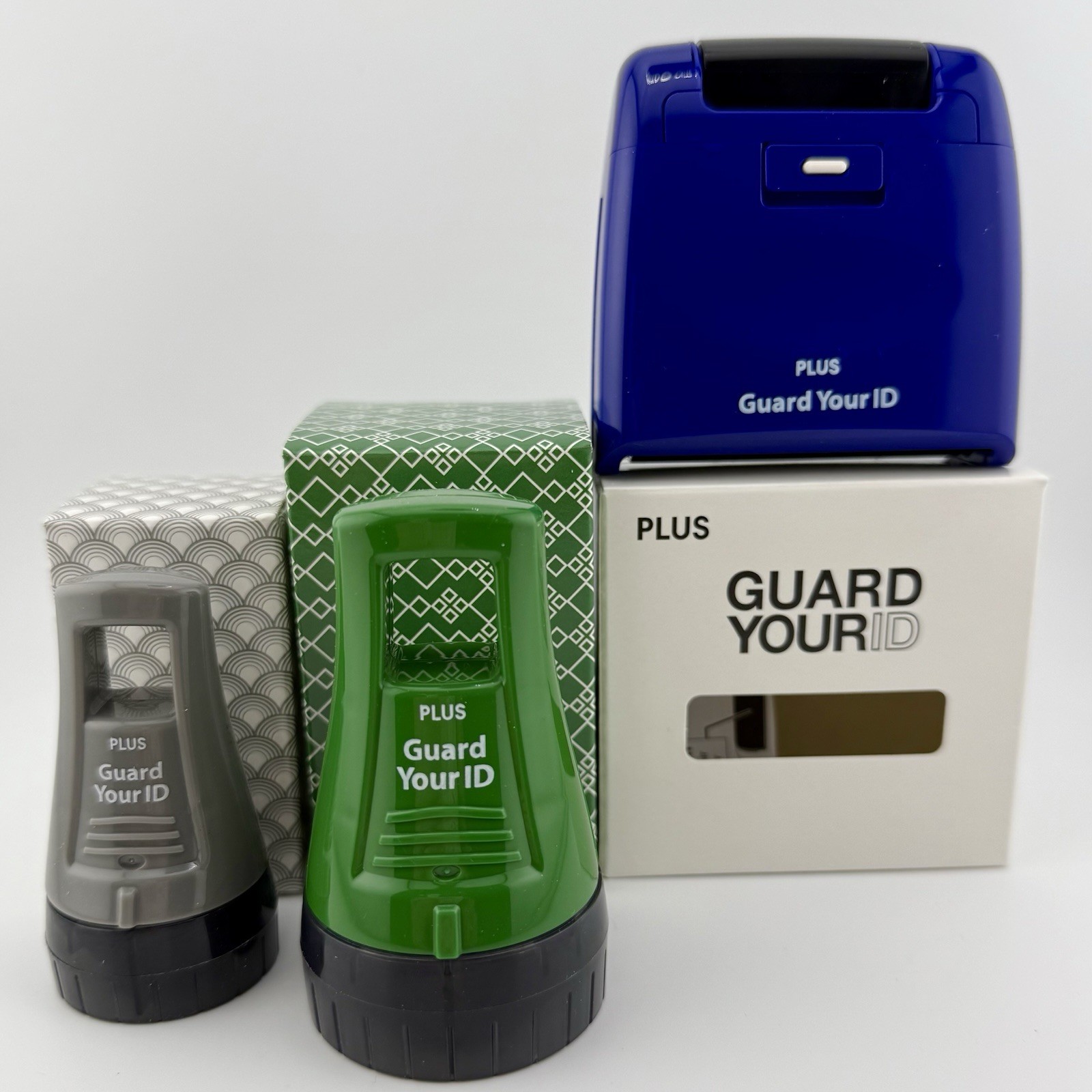 Guard Your ID Plus Advanced 3-Pack Security Stamp Roller Identity Theft NEW