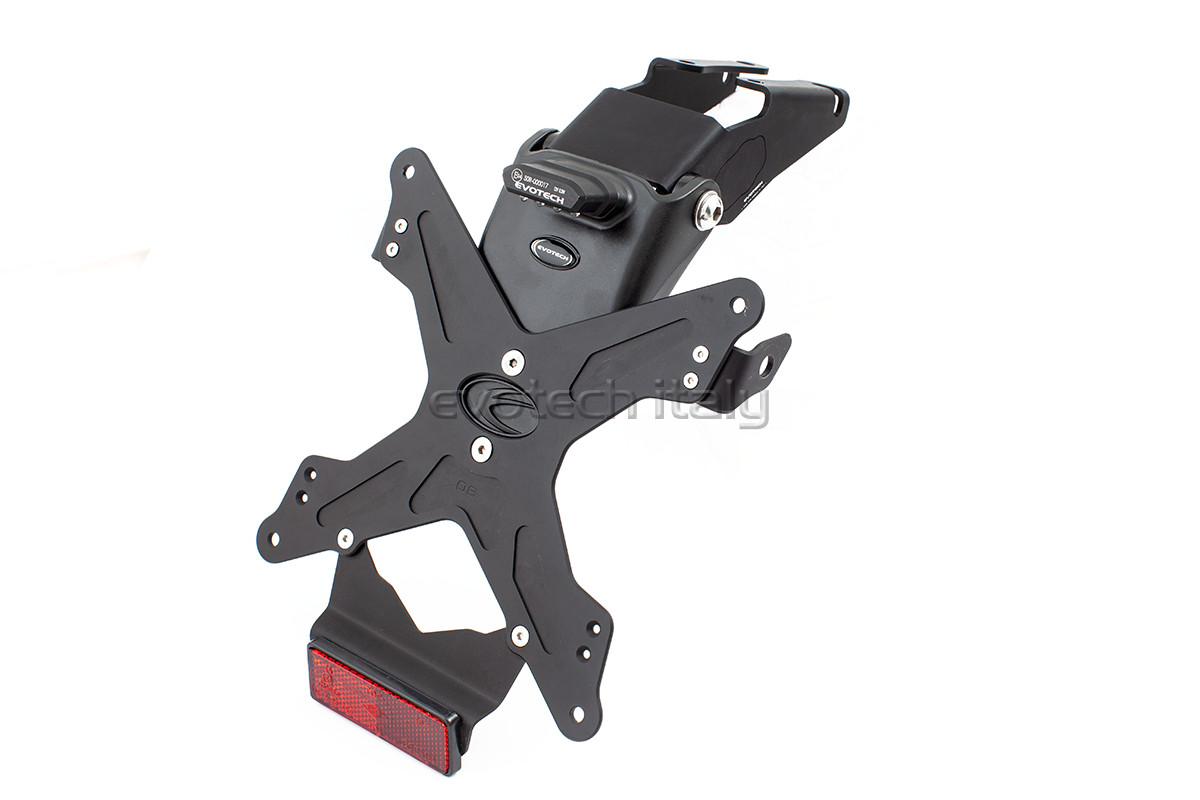 EVOTECH ADJUSTABLE LICENSE PLATE KIT KAWASAKI NINJA 636 ZX 6R 2019-2025