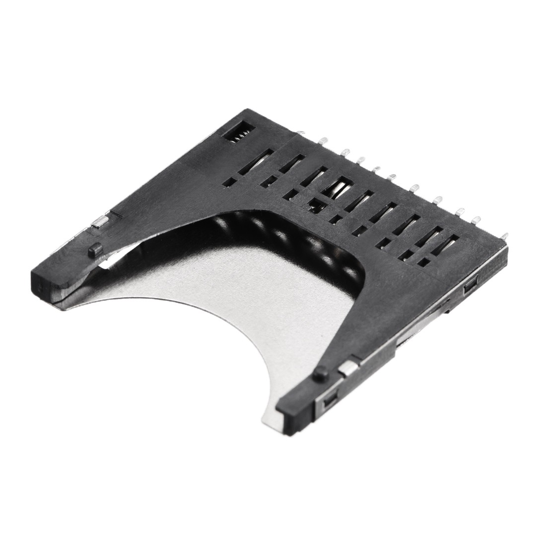 SD Memory Card Socket Holder Spring Loaded Push Type 10 Pin 10pcs