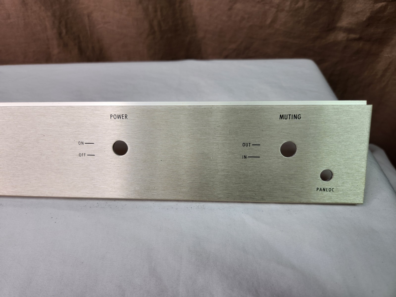 McIntosh MR 67 bottom face plate