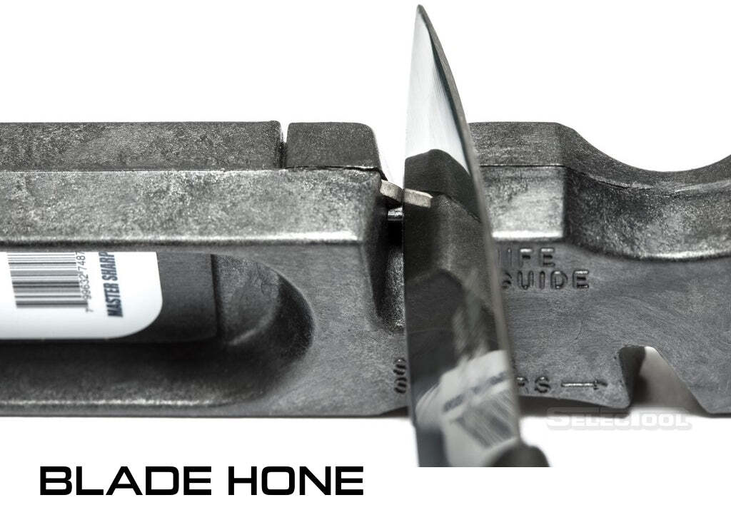 SELECTOOL Knife Sharpener 4-in-1, Master Kitchen Knife Sharpening Tool- USA Made