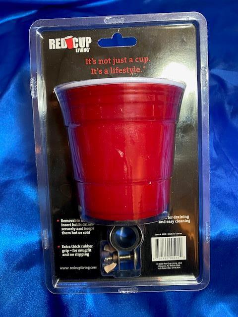 Red Solo Cup Handlebar Mount Bicycle Drink Holder - Red Cup Living