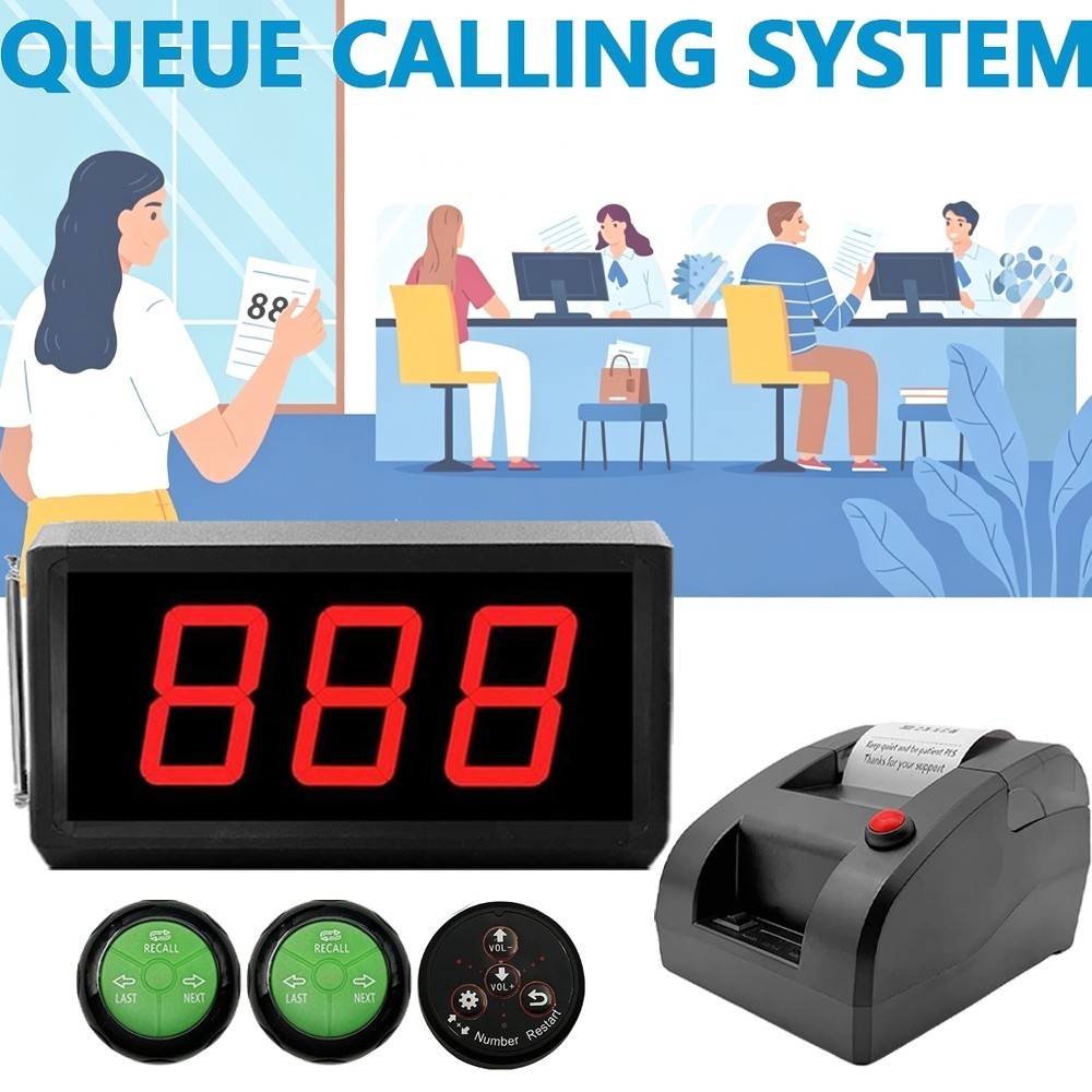 Number Calling Systen Take A Number System Simple Wireless Queue Management