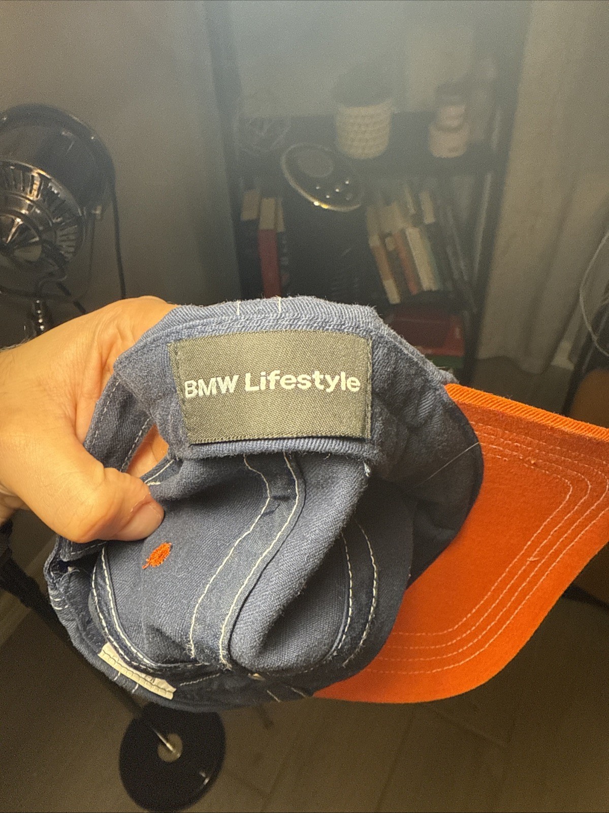 BMW Kids Hat Adjustable Blue Orange