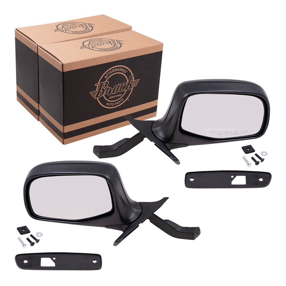Manual Mirror For 1992-1996 Bronco Set F7TZ17682AAA 1992-1996 F-150 FO1321125