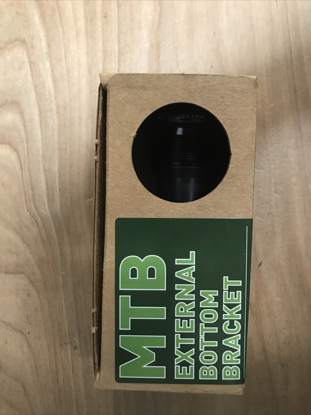 Wheels Manufacturing BSA Bottom Bracket-Shimano MTB, ABEC-3 Bearings, Black Cups