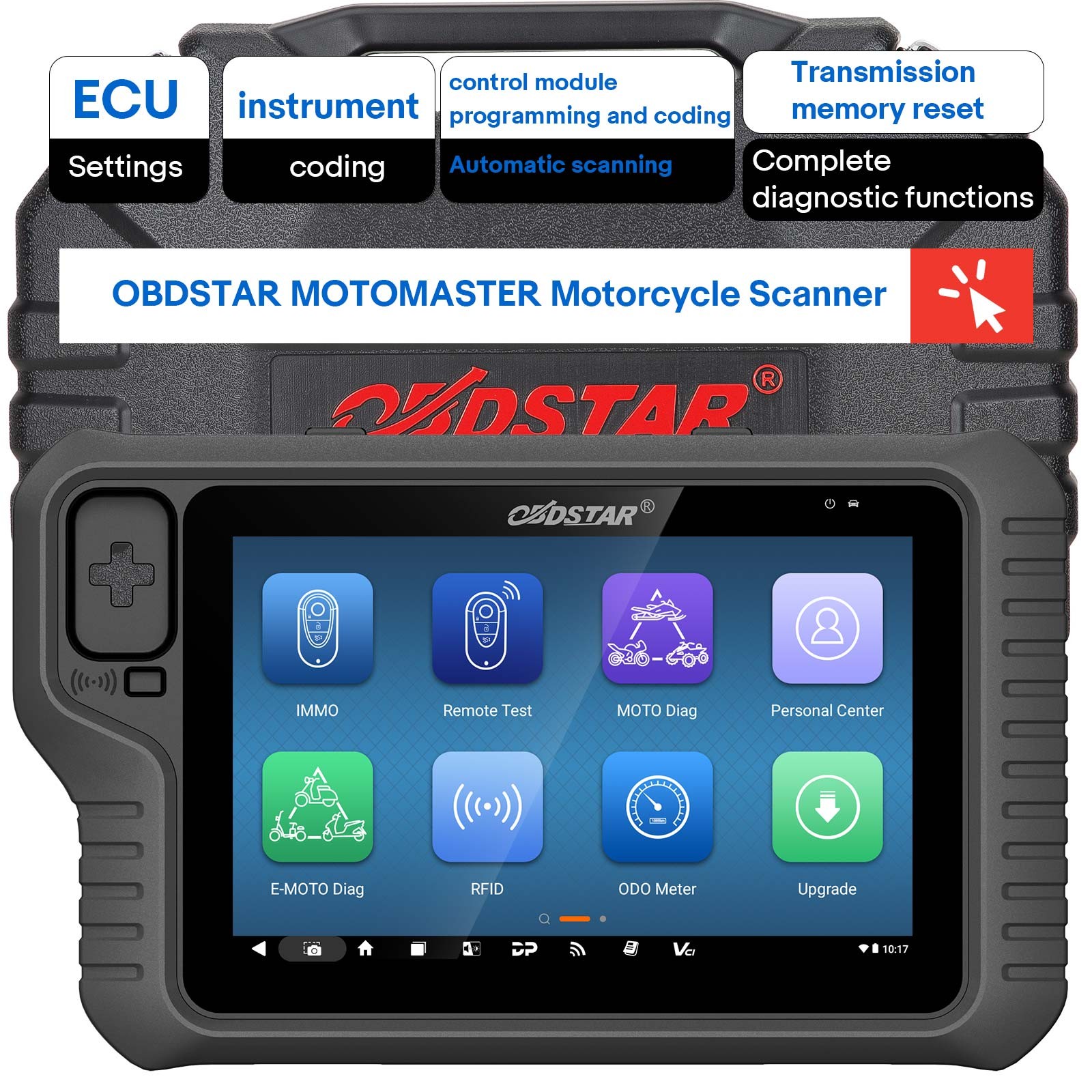 OBDSTAR MOTOMASTER Motorcycle Diagnostic Scanner Upgraded Version of MS80