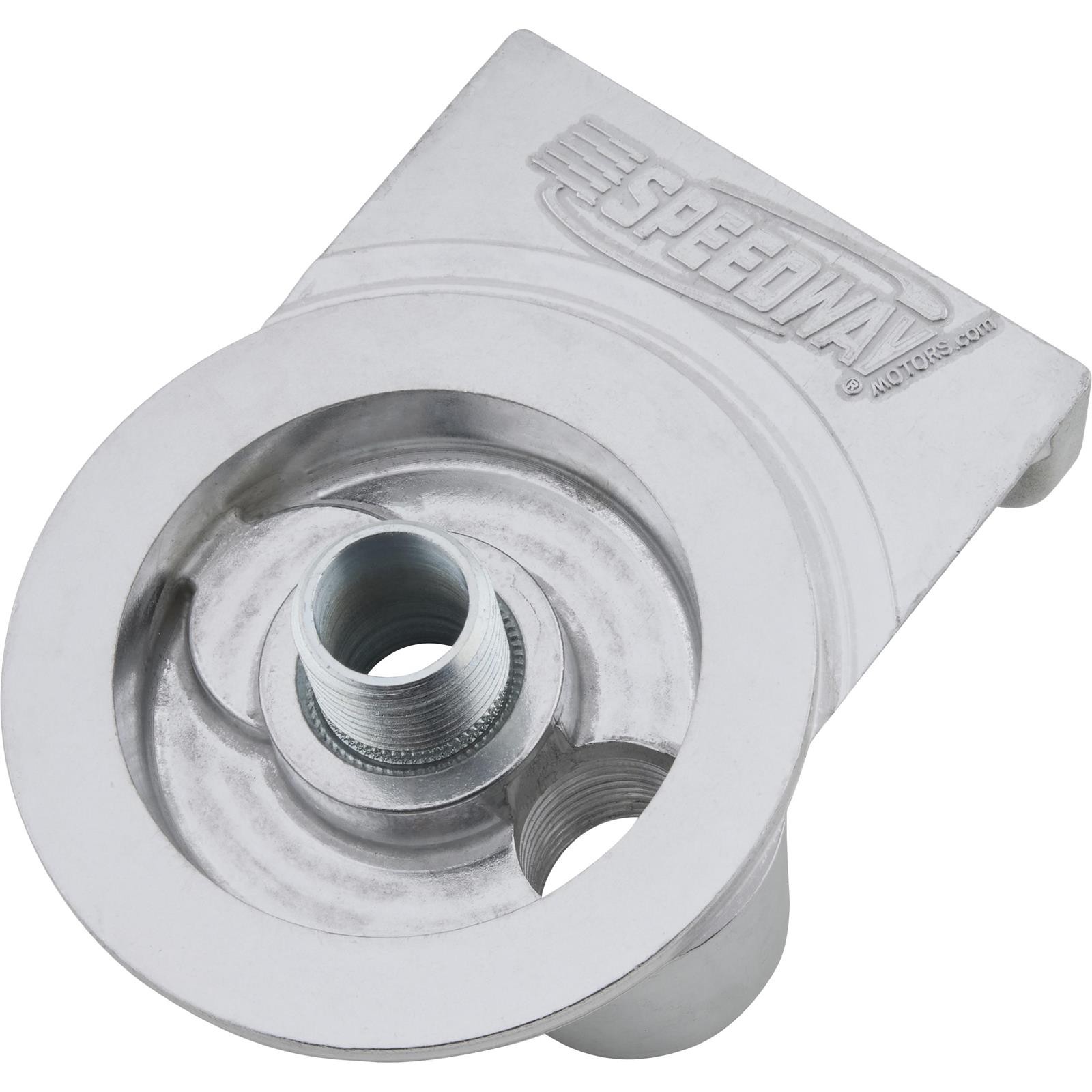 Single Remote Oil Filter Bracket, Vertical Outlet, 3/4-16 Thread