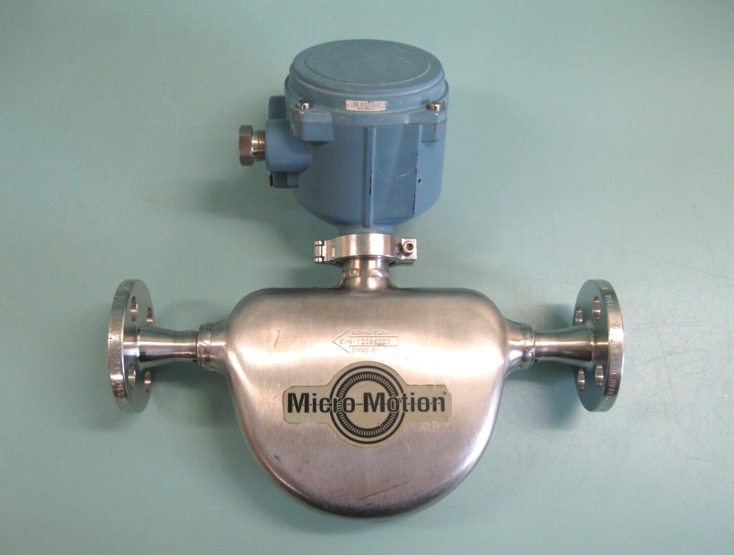 1/2" 150# Micro Motion CMFS015 Flow Sensor 800 Enhanced Core Processor C9
