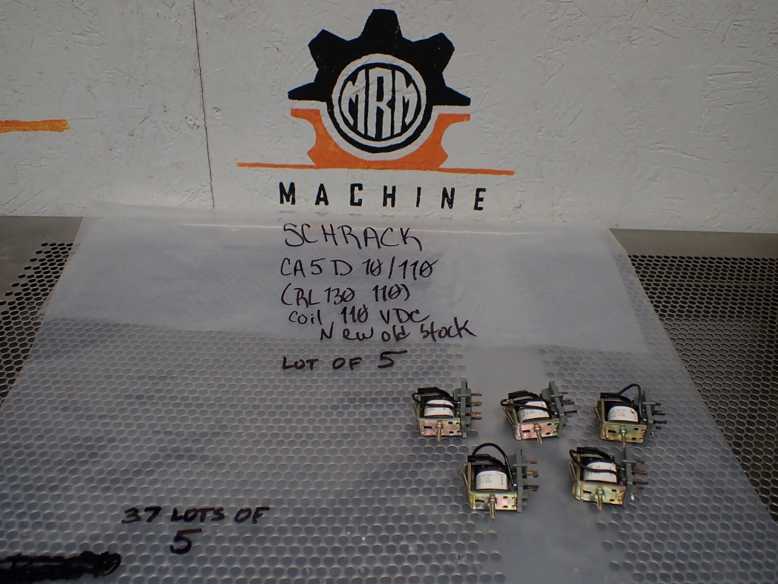 Schrack CA5D 10/110 RL130110 Relays 110VDC Coil New (Lot of 5) See All Pictures
