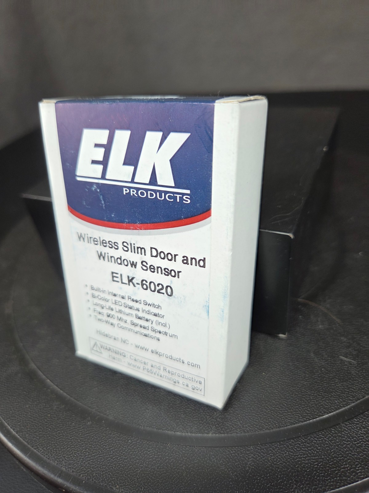 ELK-6020 Wireless Slim Door and Window Sensor, White. NEW FAST SHIP!💨✅