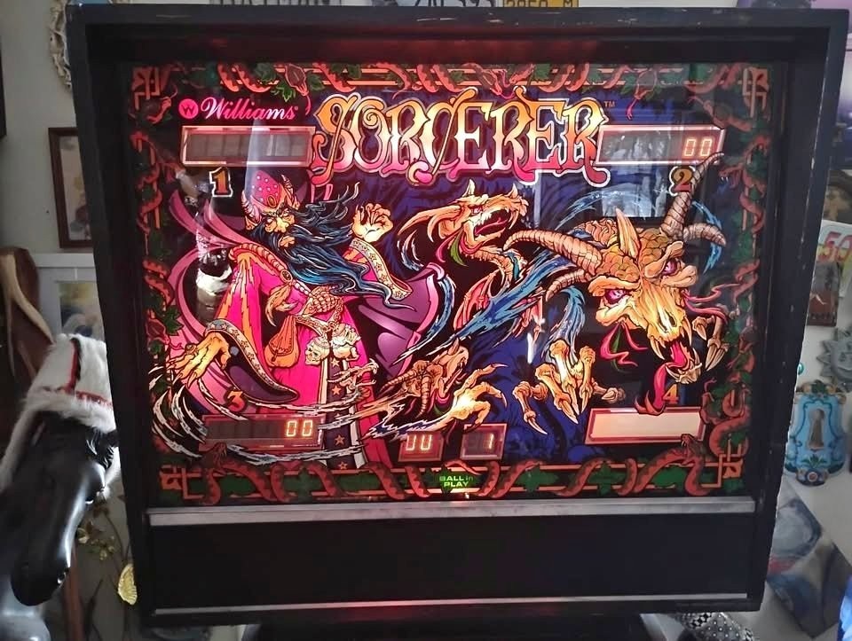 SORCERER Pinball Machine Fun to play watch video.
