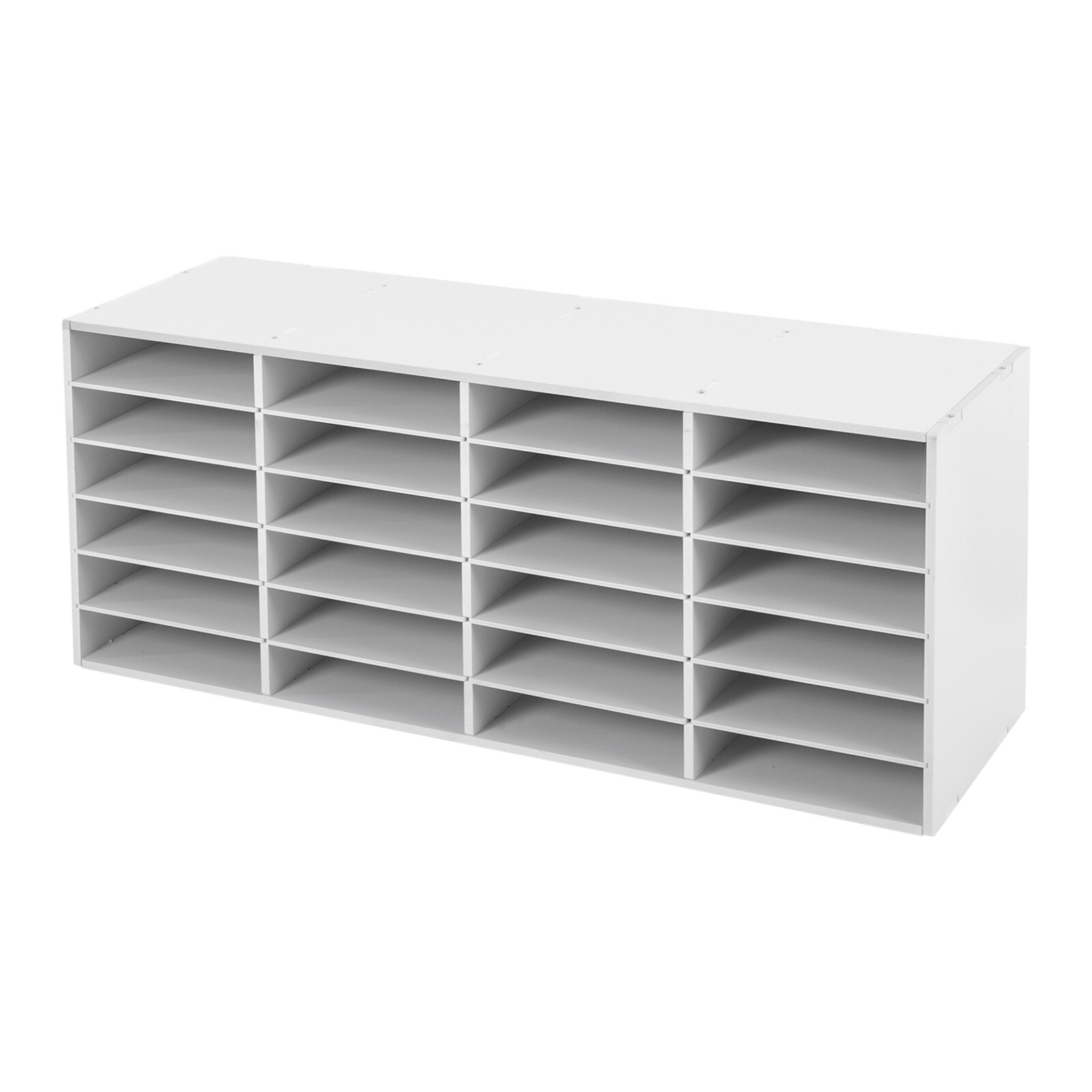 24 Slots Paper & Mail Organizer File Classification Cabinet Literature?Organizer