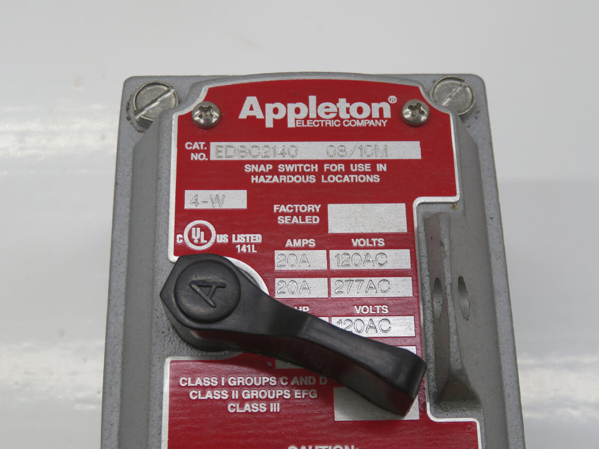APPLETON EDSC2140 SNAP SWITCH T242510