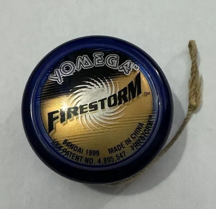 Yomega Firestorm Yo-Yo 1999 Blue & Gold